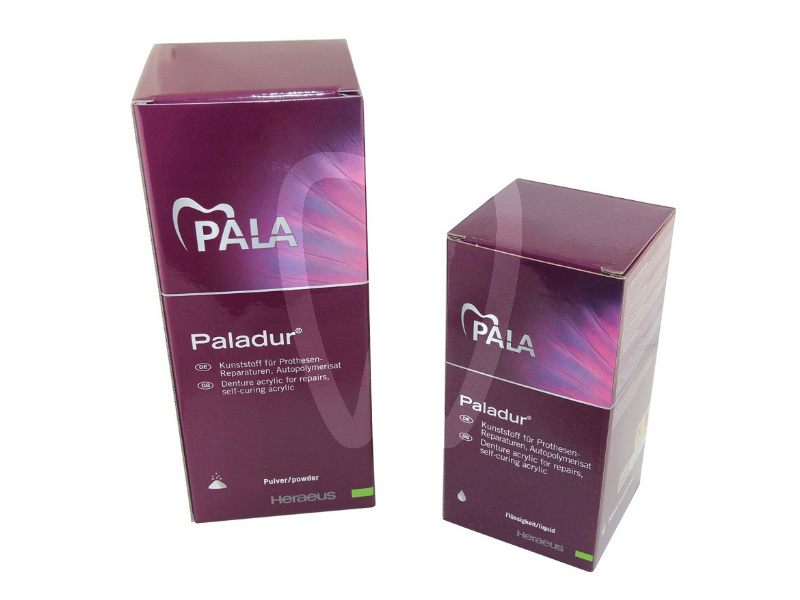Paladur polv.rosa 100gr acrilici-resine kulzer