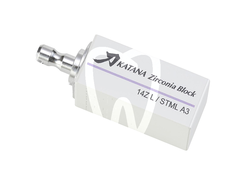 Katana zirconia block bridge a3 14zl cad / cam kuraray
