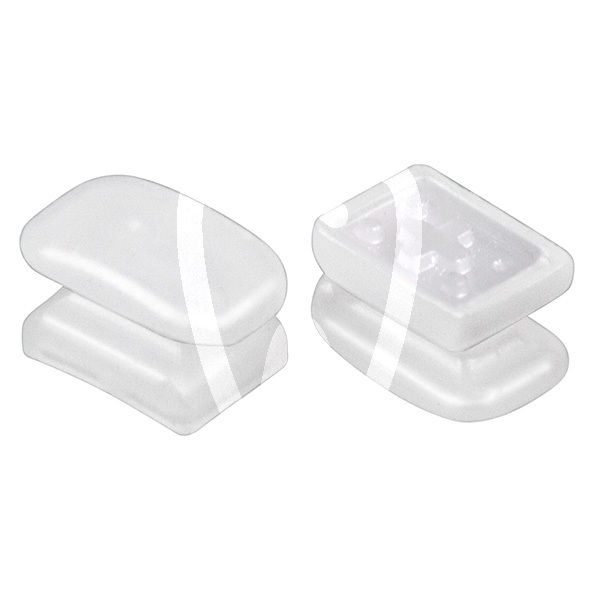 Bottoni ceramici rettangolari intraorale metallico e estetico proclinic