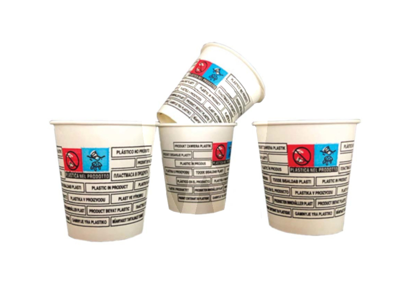Bicchieri monouso in carta 50pz bio monouso larident