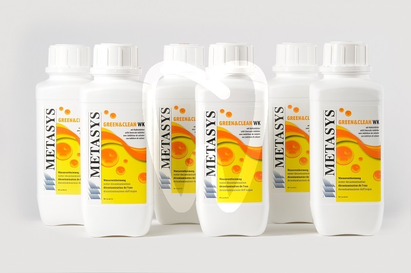 Wk g&c soluz. decontaminaz.acqua 4x750ml disinfezione metasys