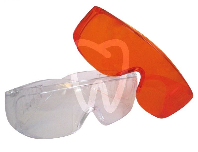 Occhiali protettivi arancioni occh10a monouso micerium