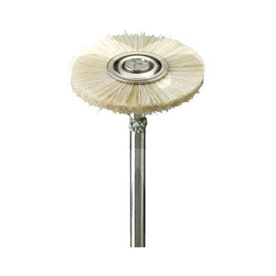 Spazzolini pelo capra diam.21mm 12pz materiali di consumo per abrasione, lucidatura e frese polirapid