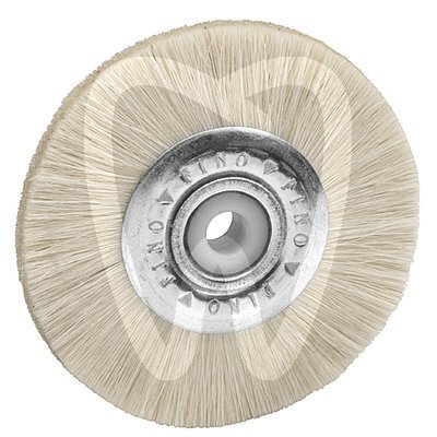 Spazzolini pelo capra diam. 50 mm 12 pz materiali di consumo per abrasione, lucidatura e frese polirapid