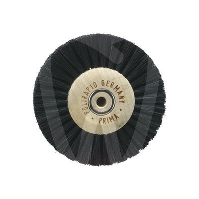 Spazzola prima setola nera piana.80mm materiali di consumo per abrasione, lucidatura e frese polirapid