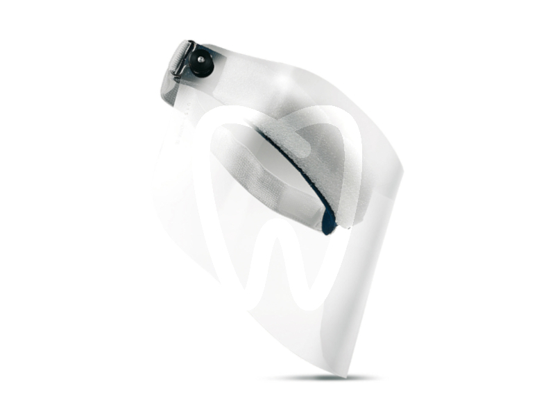 Visiera protettiva con spugna mod.701 monouso new plastident