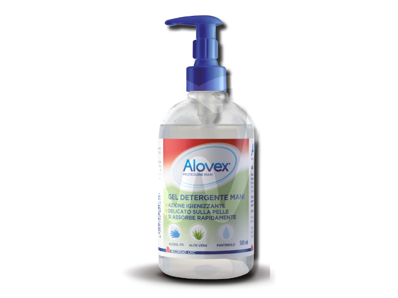 Alovex gel deterg. mani 500ml record ati disinfezione recordati