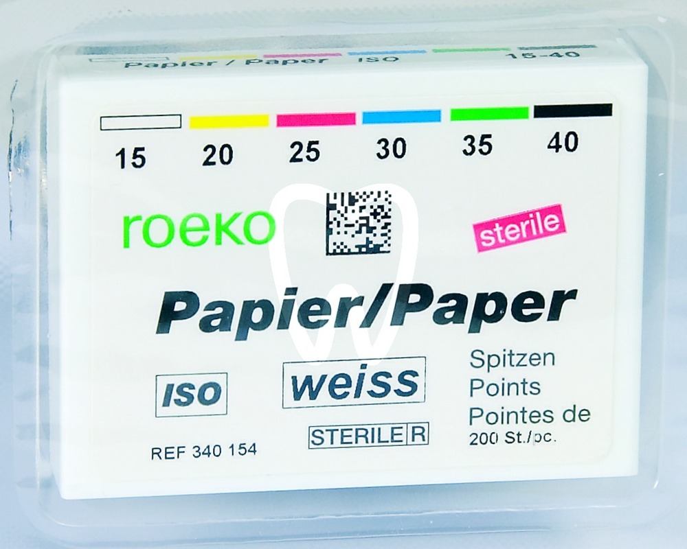 Coni carta roeko bianchi iso endodonzia roeko
