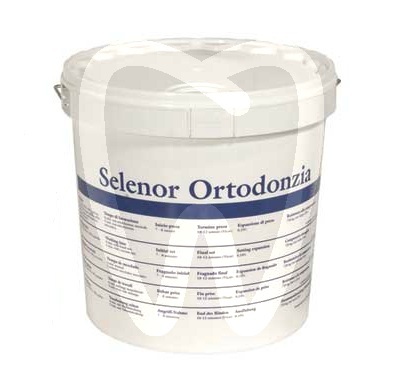 Gesso selenor x ortodonzia fusto 25kg impronte zeta zingardi