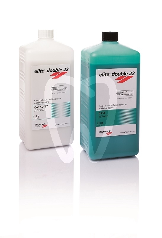 Elite double 22 shore-a 1kg+1kzhermack materiali di consumo per l'elaborazione di modelli zhermack