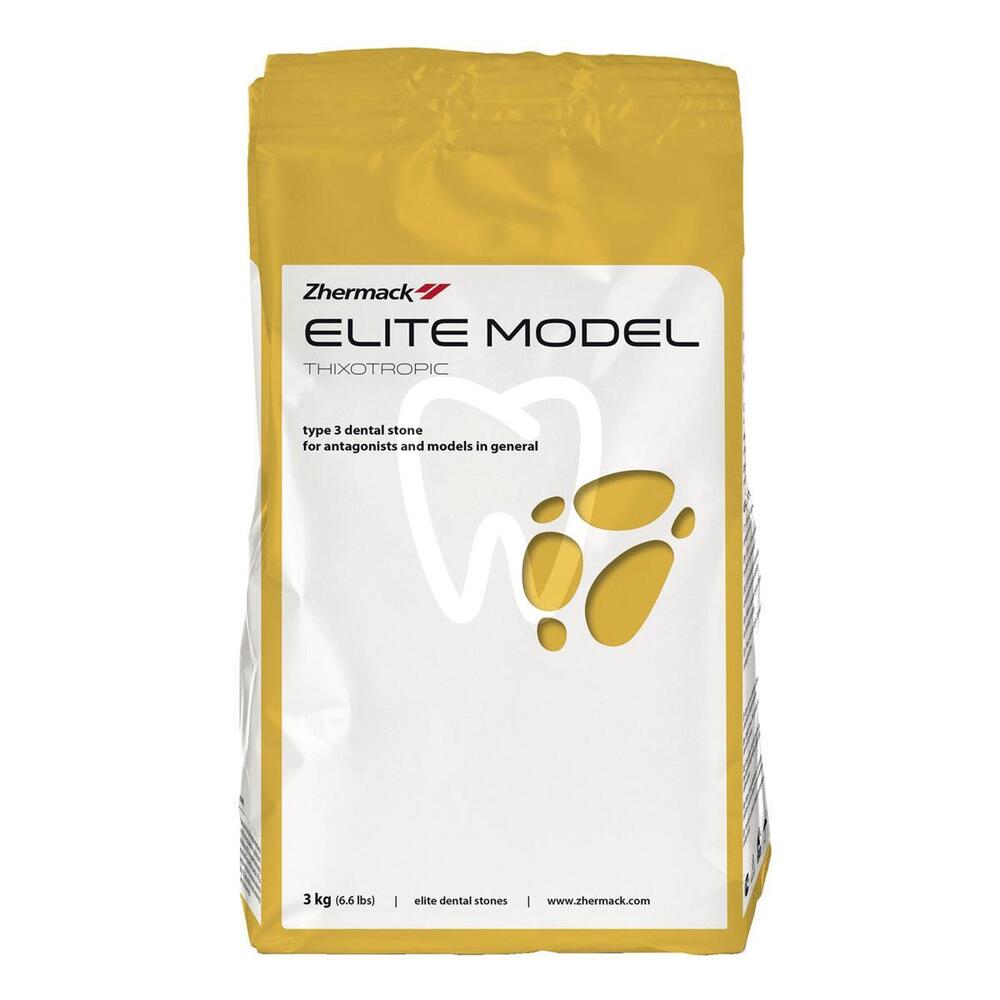 Gesso elite model ivory 3 kg. materiali di consumo per l'elaborazione di modelli zhermack