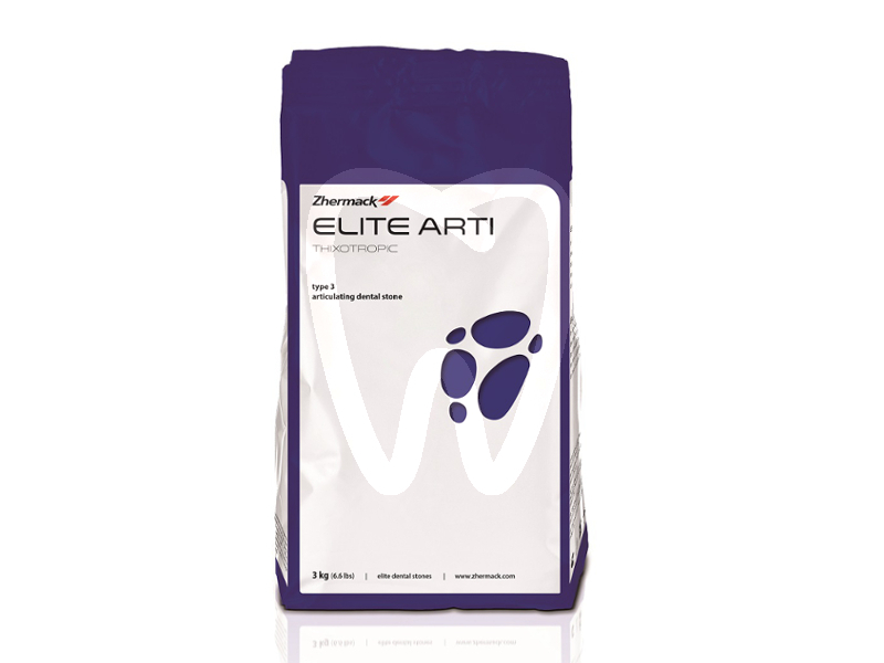 Gesso elite arti white 3 kg. disinfezione zhermack