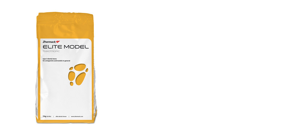 Gesso elite model fast white 25kg+bidone materiali di consumo per l'elaborazione di modelli zhermack