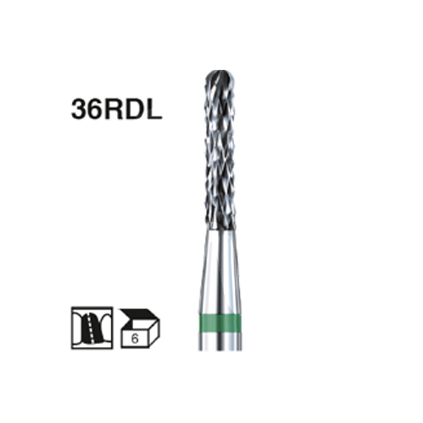 Frese taglia corone in tungsteno frese busch