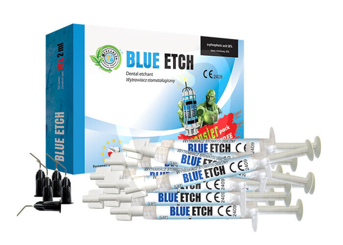 Wytrawiacz blue etch monster pack 10x2ml materiały wypełnieniowe cerkamed