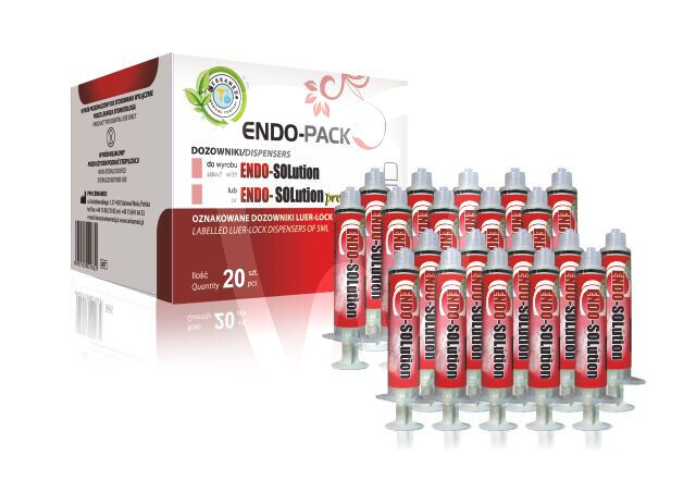 Strzykawka 5ml typu luer-lock endo-pack es 20szt endodoncja cerkamed