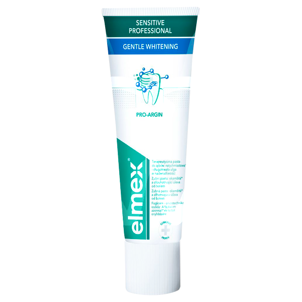 Elmex pasta sensitive professional whitening 75ml profilaktyka pozostali