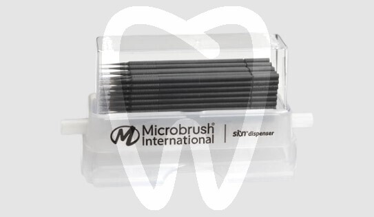 Podajnik microbrush + microbrush fine żółte 50szt. materiały wypełnieniowe pozostali