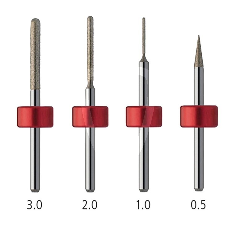 Frezy programill tools red ivoclar cad/cam ivoclar