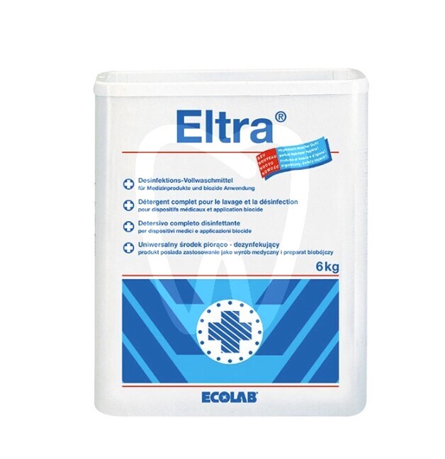 Proszek do prania eltra 6kg. dezynfekcja i sterylizacja ecolab