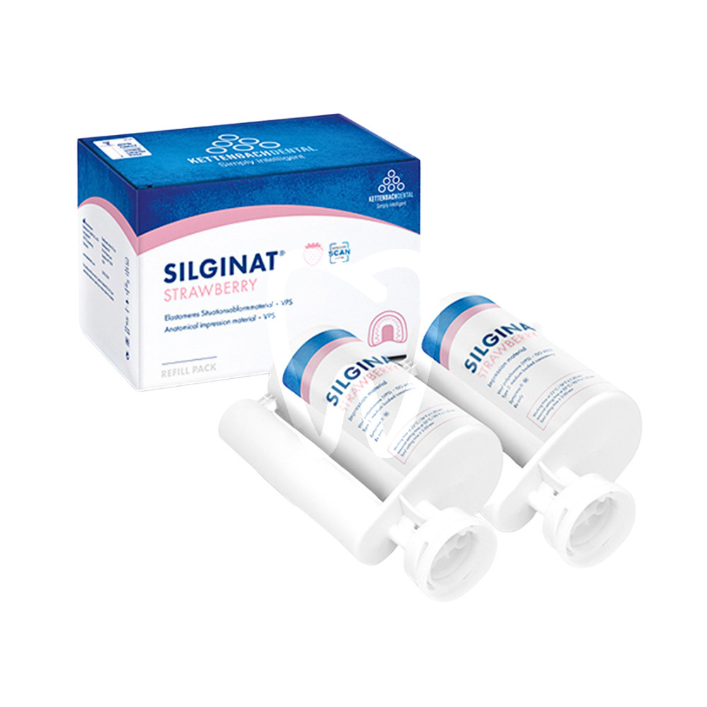 Silginat strawberry refill 2 x 380ml materiały wyciskowe kettenbach