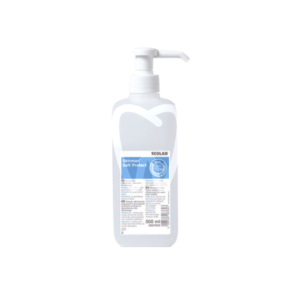 Skinman soft protect 500ml z pompką dezynfekcja i sterylizacja ecolab
