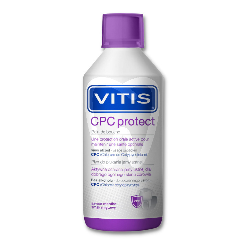 Vitis cpc protect płyn do płukania jamy ustnej 500ml profilaktyka pozostali