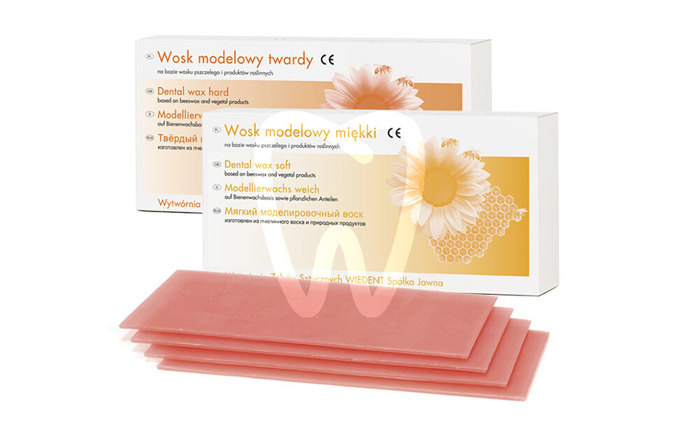 Wosk modelowy wiedent twardy 500g materiały wyciskowe pozostali