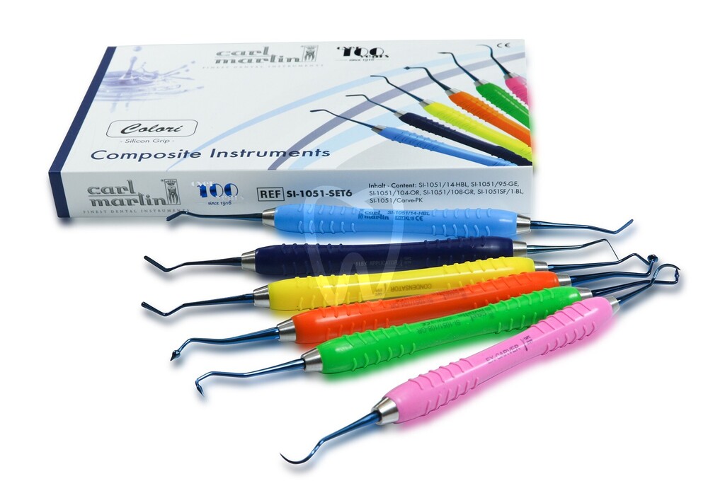 Zestaw composite-set narzędzia stomatologiczne carl martin