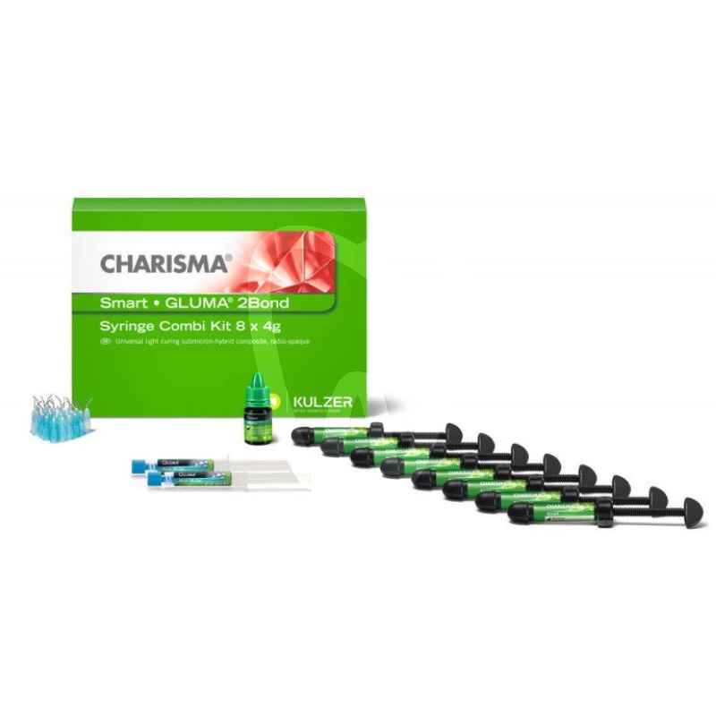 Charisma smart combi kit 8x4g + gluma 2bond materiały wypełnieniowe kulzer