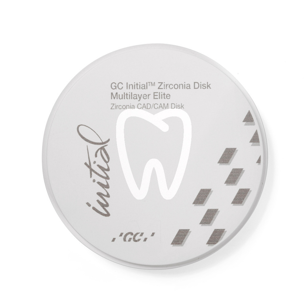 Dyski initial zirconia multilayer elite 98,5x25mm cad/cam gc