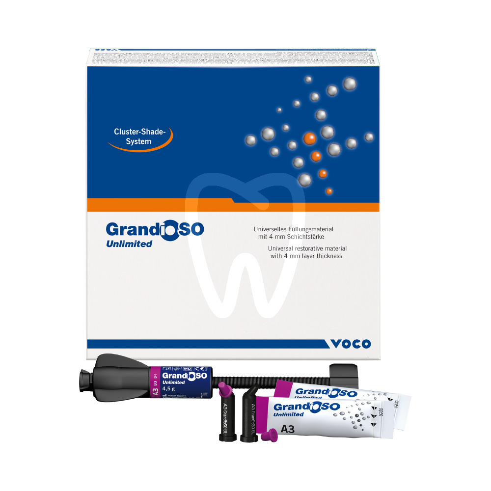Grandioso unlimited zestaw strzykawki 5 x 4,5g materiały wypełnieniowe voco