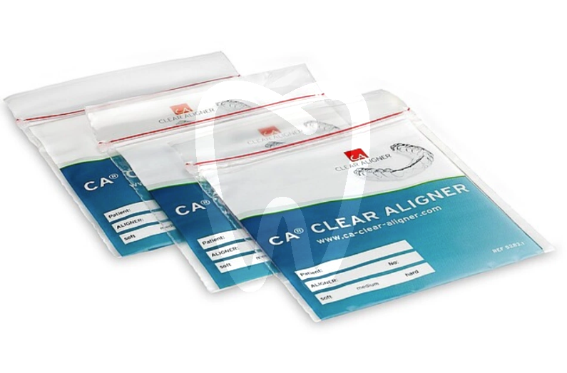 Torebki minigrip na szyny ca 100 sztuk protetyka stomatologiczna scheudental