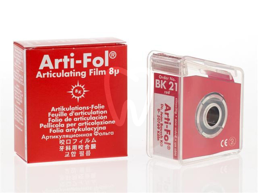 Folia bausch bk20 8µ jednostronna czarna protetyka stomatologiczna bausch