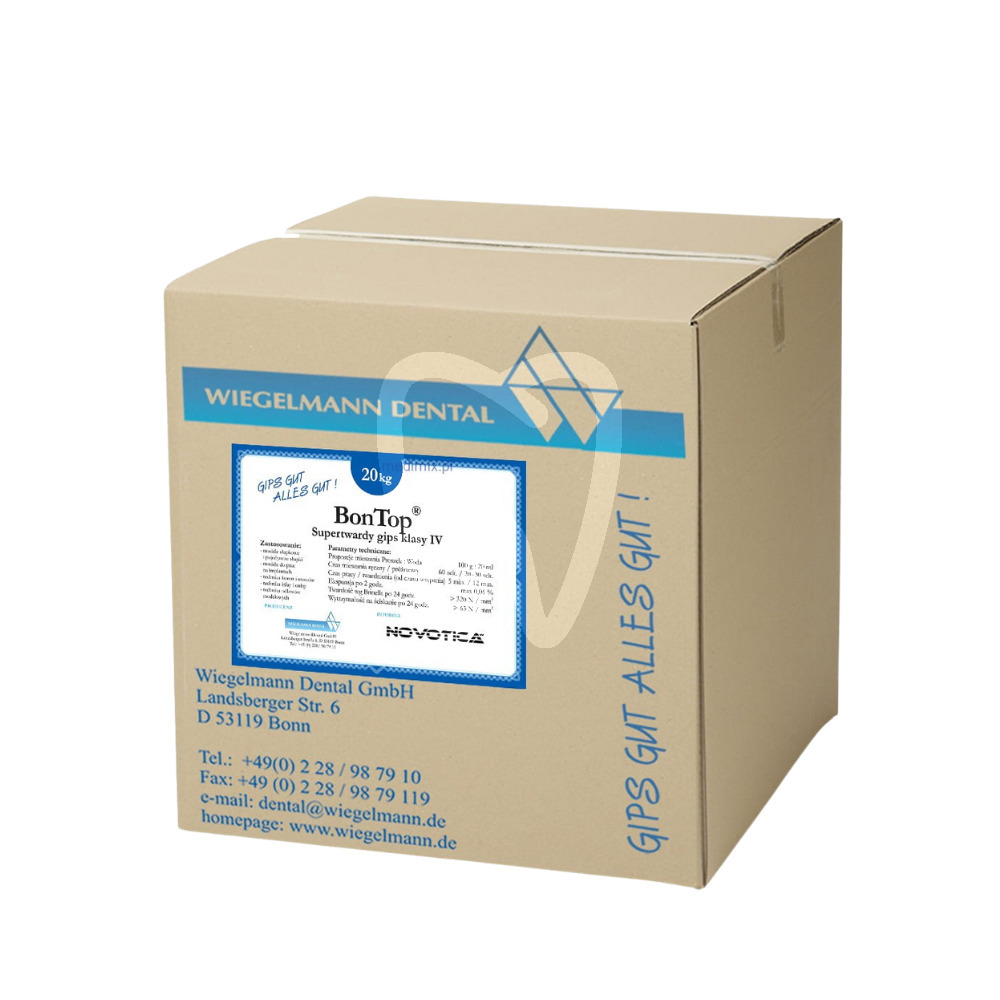 Gips bontop klasy iv golden brown 20kg materiały wyciskowe bondur