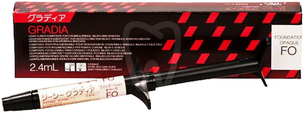 Gradia foundation opaque fo materiały wypełnieniowe gc
