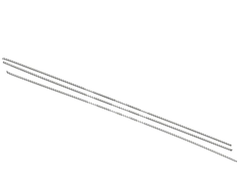 Polkard drut tytanowy, 3-żyłowy skręcony, klasa 5, 0.44 mm/17 odlewnictwo, druty polkard