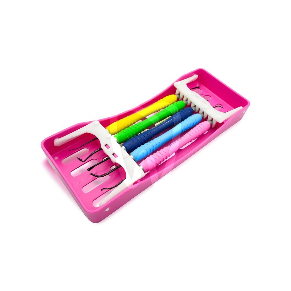 Zestaw instrumentów do kompozytu polyfill plasma z kasetą sterylizacyjną carl martin narzędzia stomatologiczne carl martin