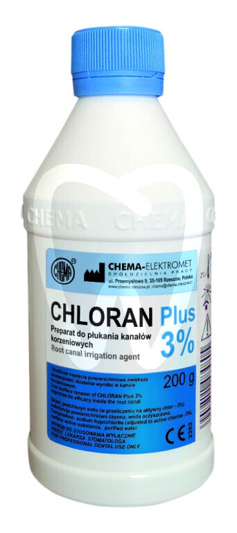 Chloran plus 3% 200g endodoncja chema