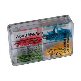 Kliny drewniane polydentia asortyment 100 sztuk kliny i matryce polydentia