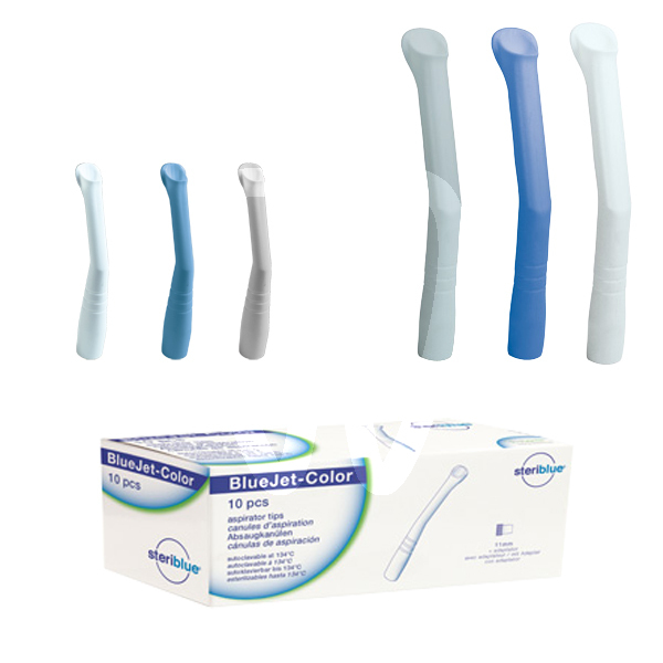 Aspiratorne konice baby jet barva potrošni material steriblue