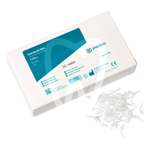Dual core intraoral tips type 4 (100 units) cements proclinic